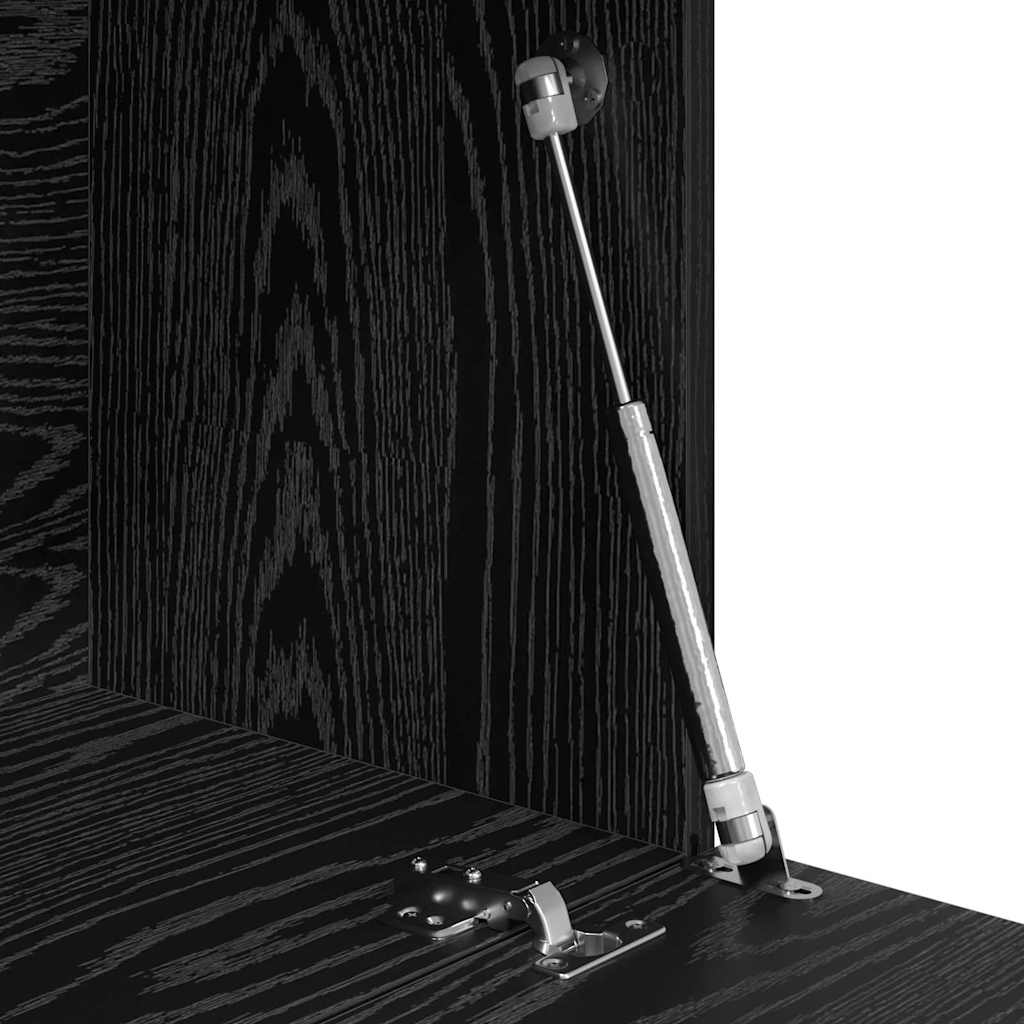 Schreibtisch mit Regal Schwarze Eiche 71,5 x 31,5 x 106,5 cm